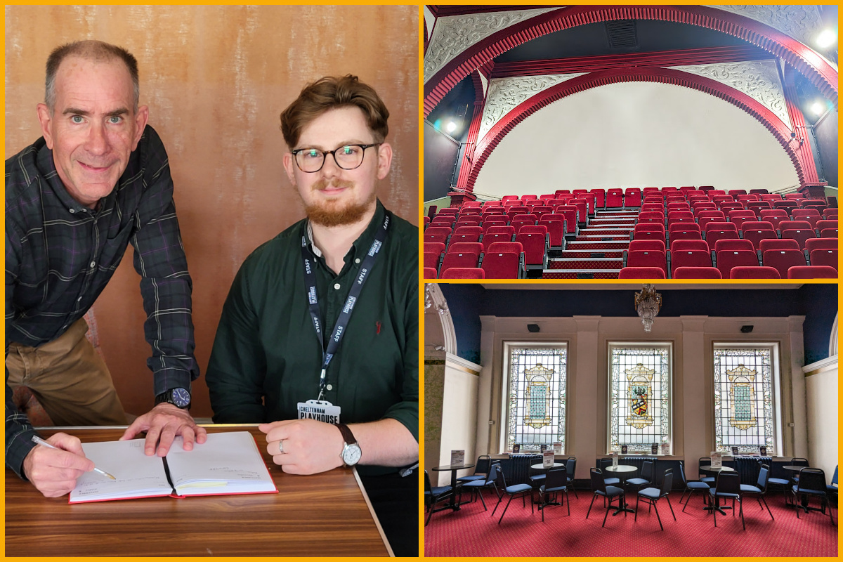 (Left) Paul Milton, Creative Director - Everyman Theatre and Kieron Milsom Chief Executive - Cheltenham Playhouse (right) Cheltenham Playhouse.